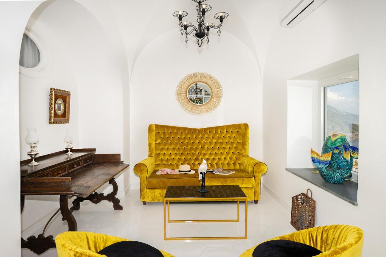 Villa Mimina - Exclusive Villa With Garden, Jacuzzi And Sea View Praiano Bagian luar foto